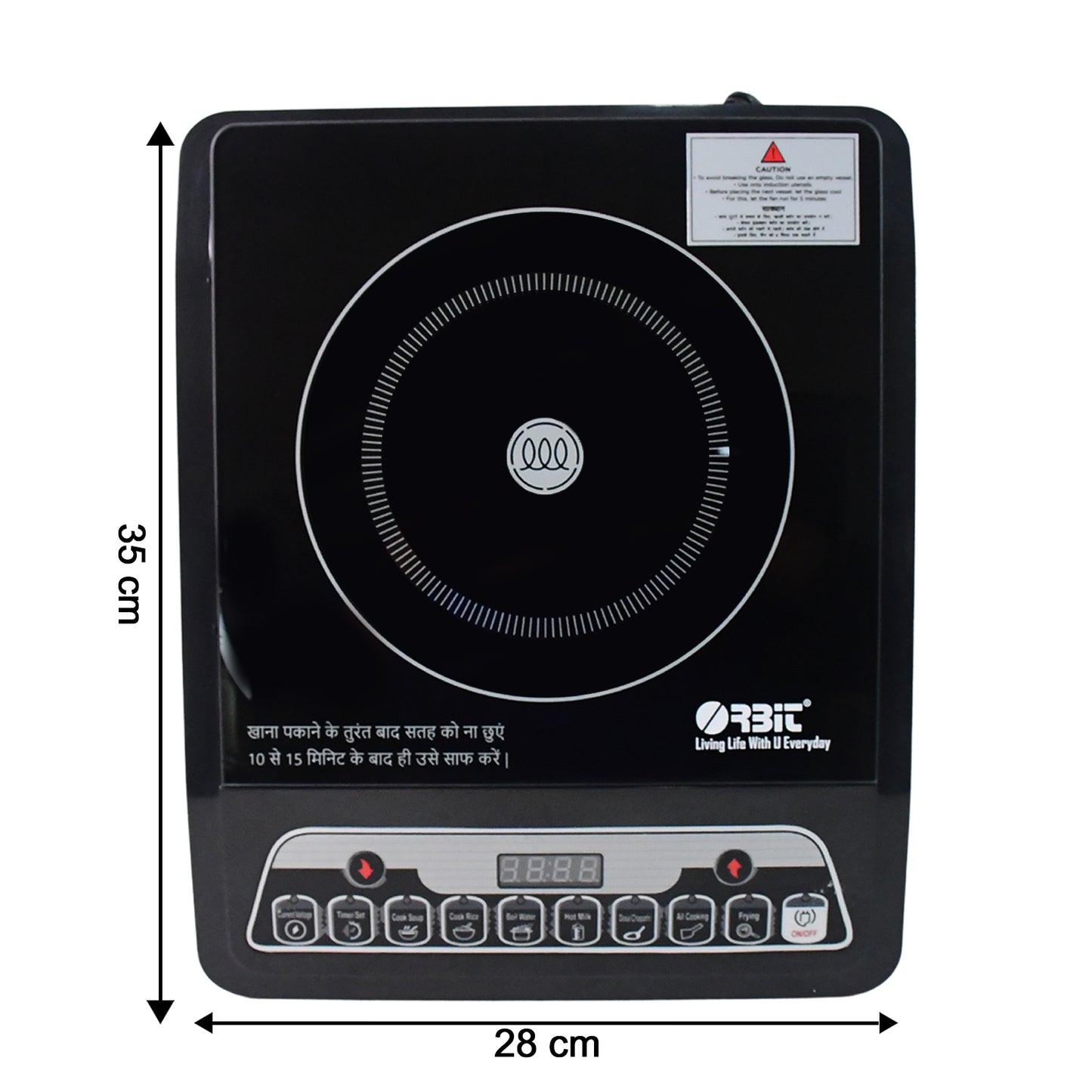 2000W Digital Induction Cooker with Touch Control & LED Display - 1 Pc - Happy Price - Image 5