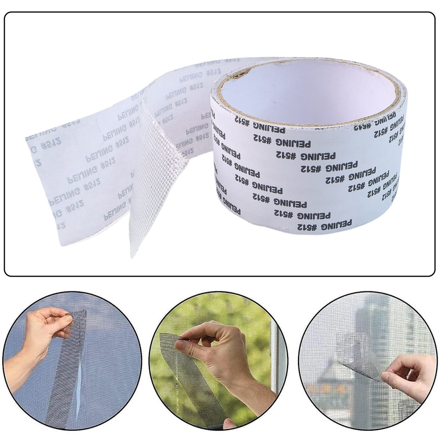 Self-adhesive Mosquito Net Repair Tape  2m X 5cm Roll  1 Pc - Happy Price - Image 3