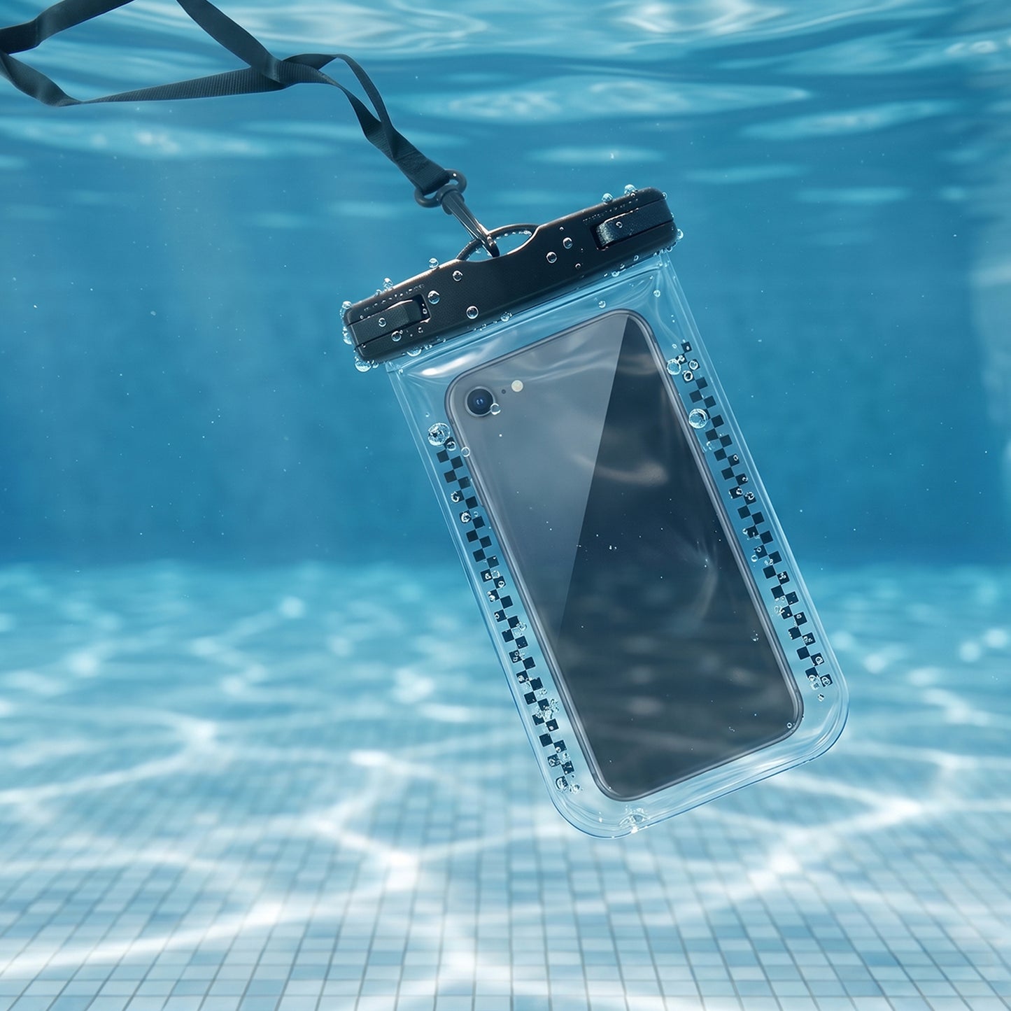 Waterproof Phone Pouch - 1 Pc Universal Sealed Case with Lanyard for Wet Conditions - Happy Price - Image 6