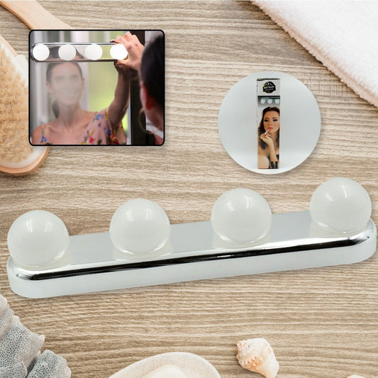 Glow Make Up Light Portable Cosmetic Kit Battery Powered Mirror Lighting Super Bright - Happy Price - Image 1