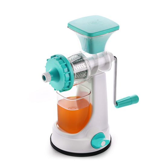 Ganesh Kitchenware Plastic Hand Juicer New Smart Fruit  Vegetable Multipurpose Juicer (Colorrandom Greenblueredorange) ( Colors May Vary )  (Multicolor Pack Of 1) - Happy Price - Image 1