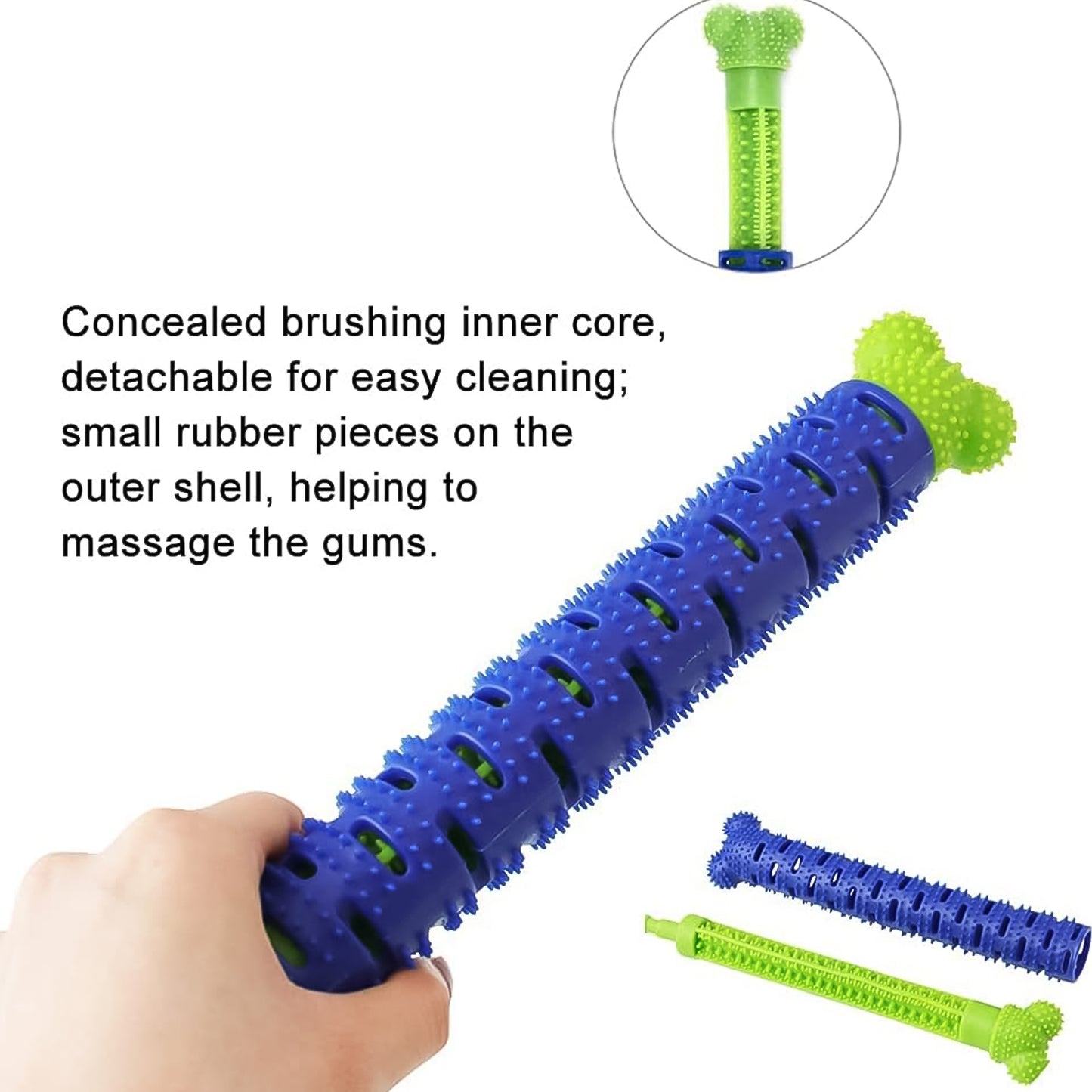 Dog Tooth Brush Puppy Chew Toothbrush Stick Teeth Cleaning Dental Toys (1 Pc) - Happy Price - Image 4