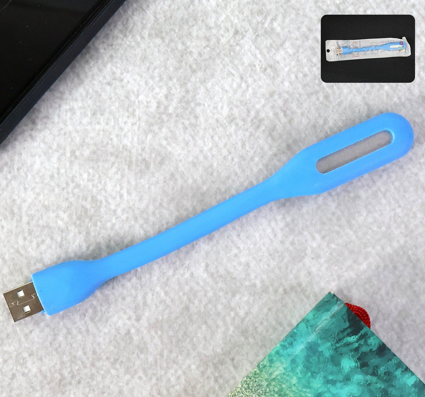 USB LED Flexible Light - Portable, Bendable Neck Lamp for Laptops & Power Banks (1 Pc) - Happy Price - Image 1