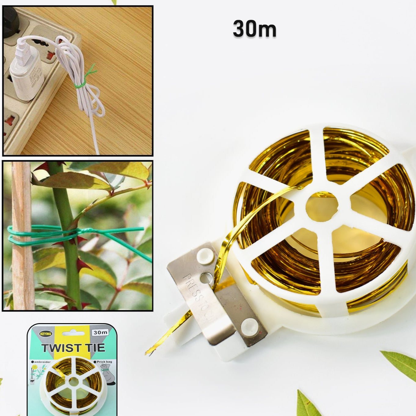Multipurpose Twist Tie Roll 30m (1 Pc) - Happy Price - Image 1