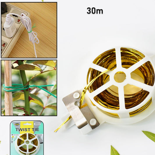 Multipurpose Twist Tie Roll 30m (1 Pc) - Happy Price - Image 1