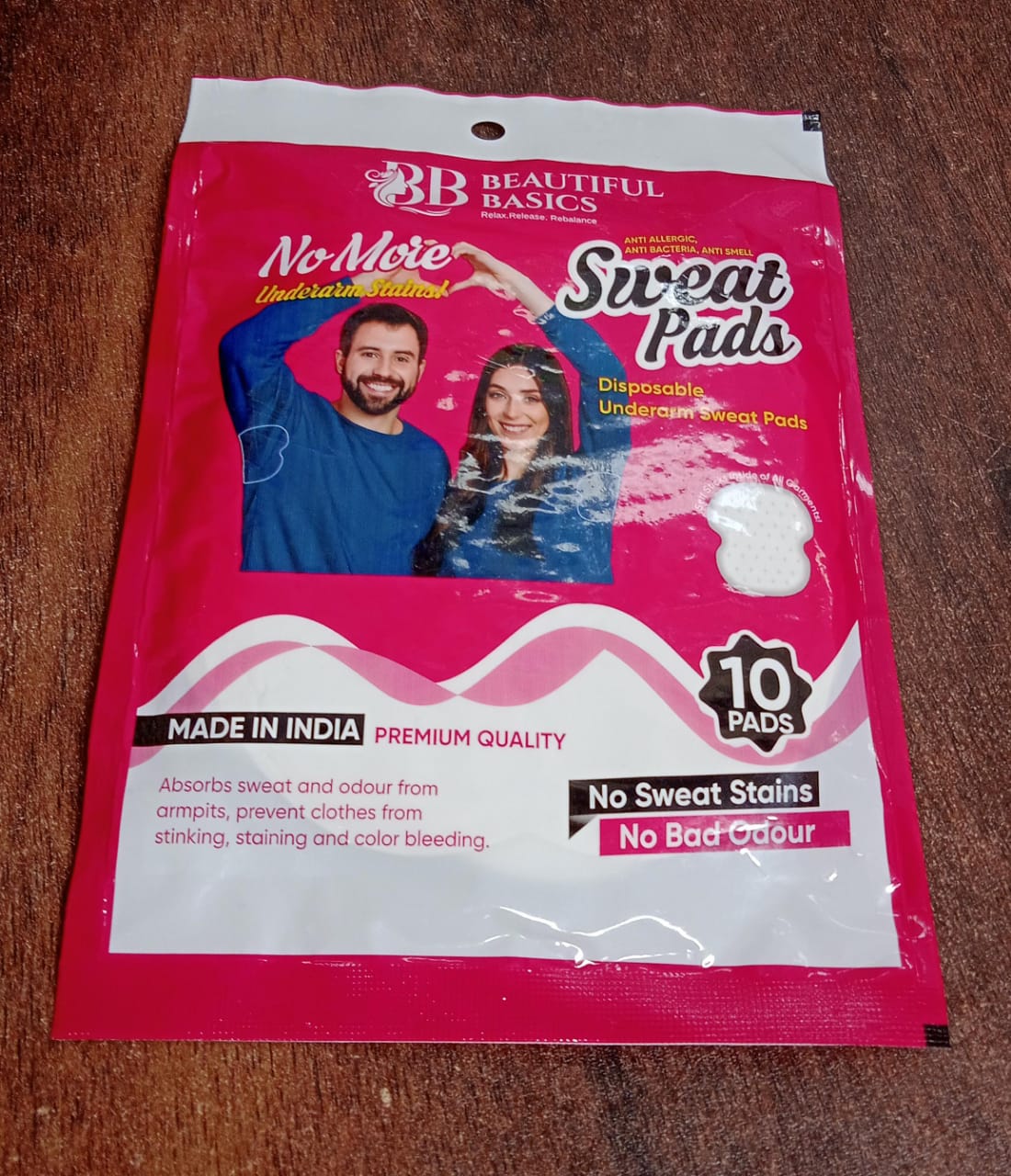 Underarms Sweat Pads Disposable Highly Absorbent Pads Cotton Anti-allergic Anti Bacteria Anti Smell Underarm Perspiration Pad For Men And Women (Pack Of 10) - Happy Price - Image 7