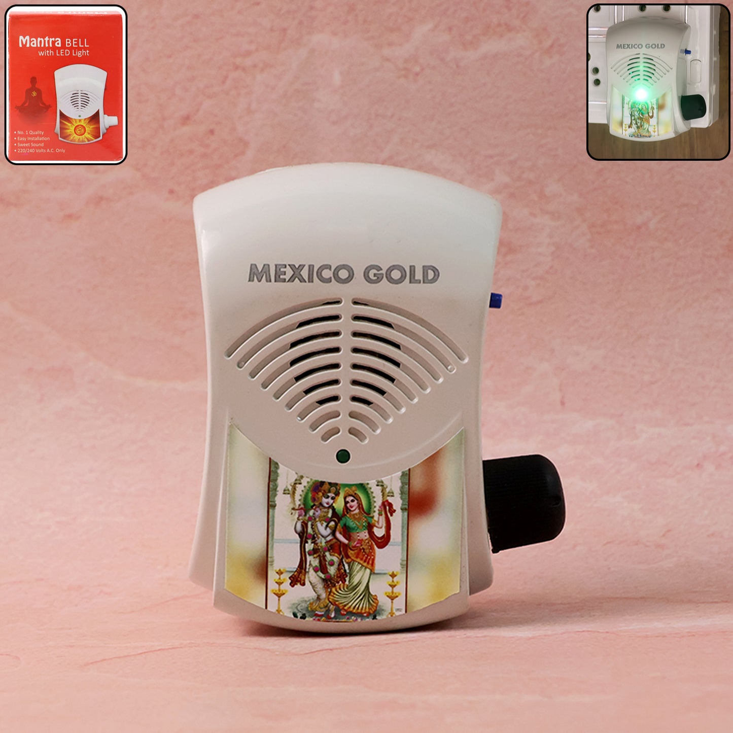 Electric Mantra Bell with LED Light - 1 Pc - Happy Price - Image 2