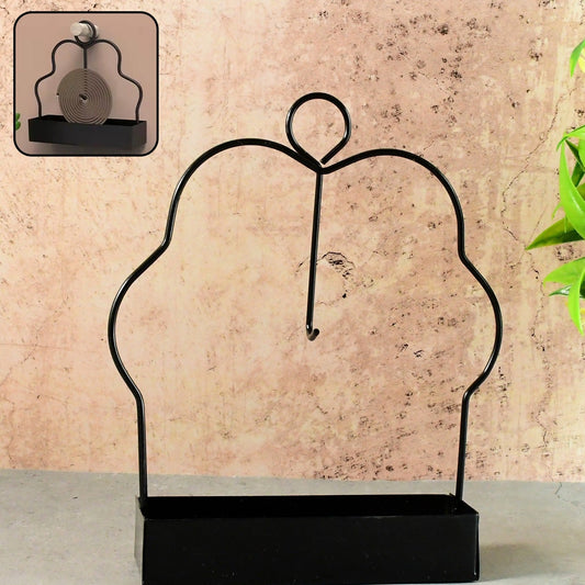 Mosquito Coil Holder Stand with Ash Catcher - 1 Pc - Happy Price - Image 1