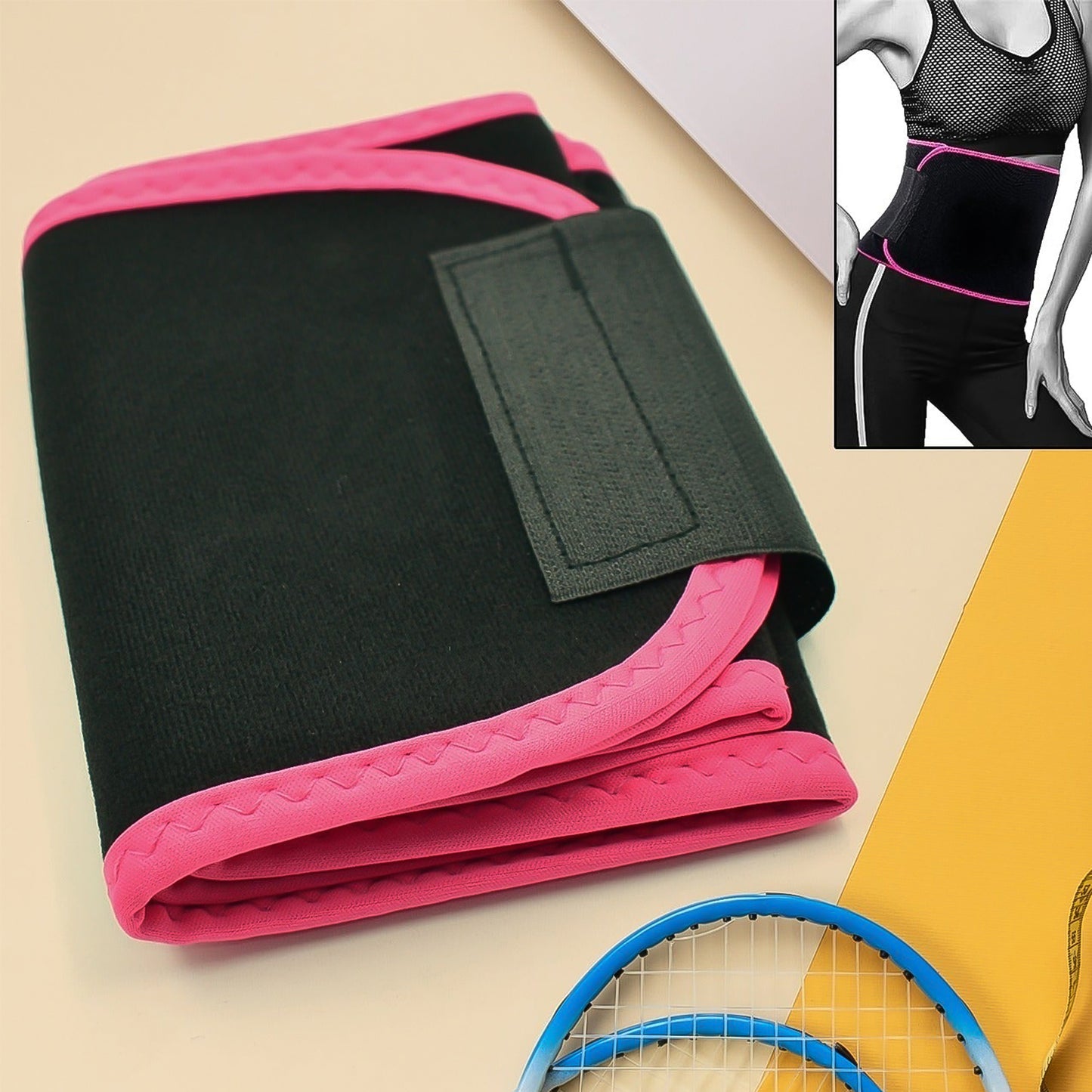 Neoprene Waist Support Belt for Core Training & Back Support (1 Pc) - Happy Price - Image 5
