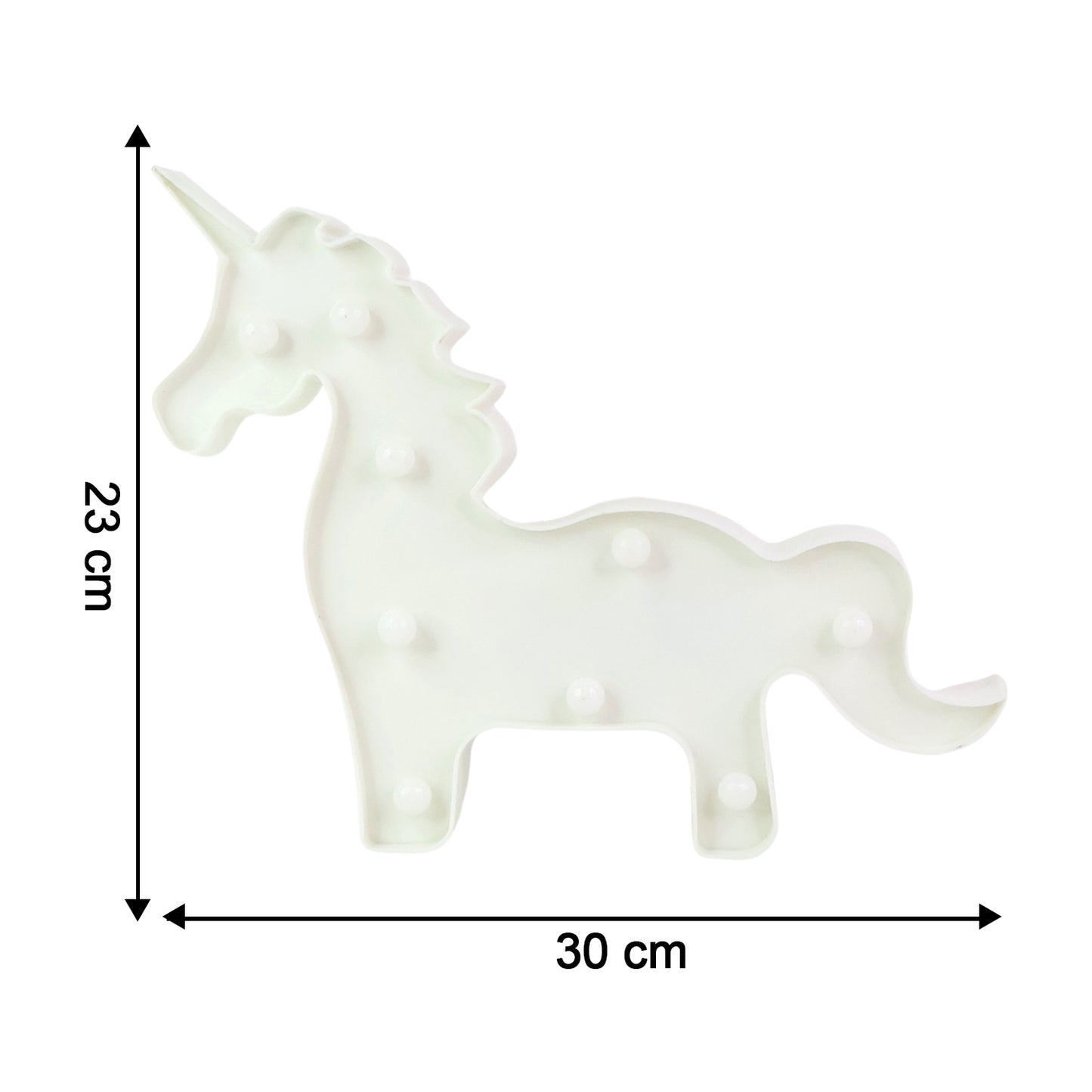 Unicorn Shaped LED Decorative Night Light (1 Pc) - Battery Operated for Kids Room - Happy Price - Image 4