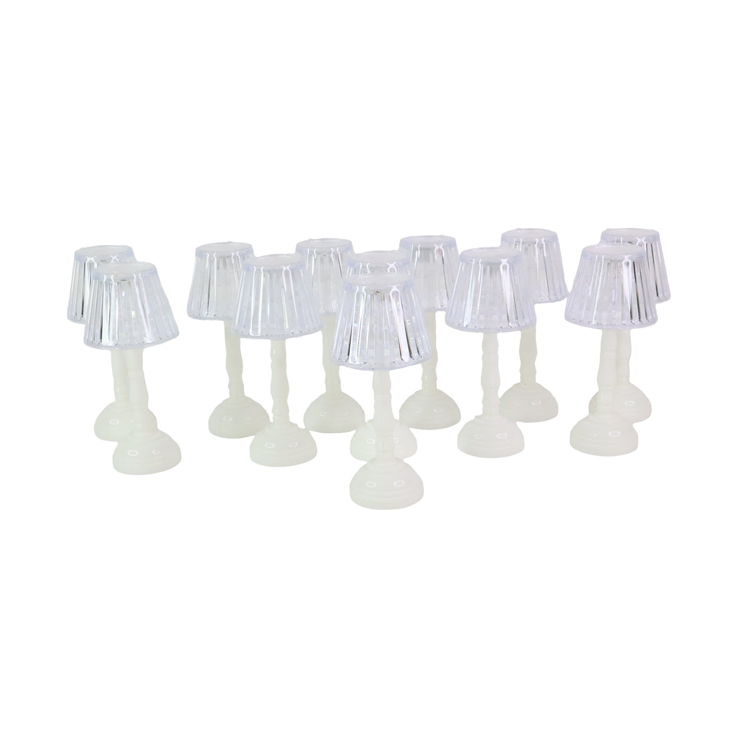 12 Pcs LED Crystal Table Lamps - Warm Rechargeable Night Light for Decor - Happy Price - Image 2