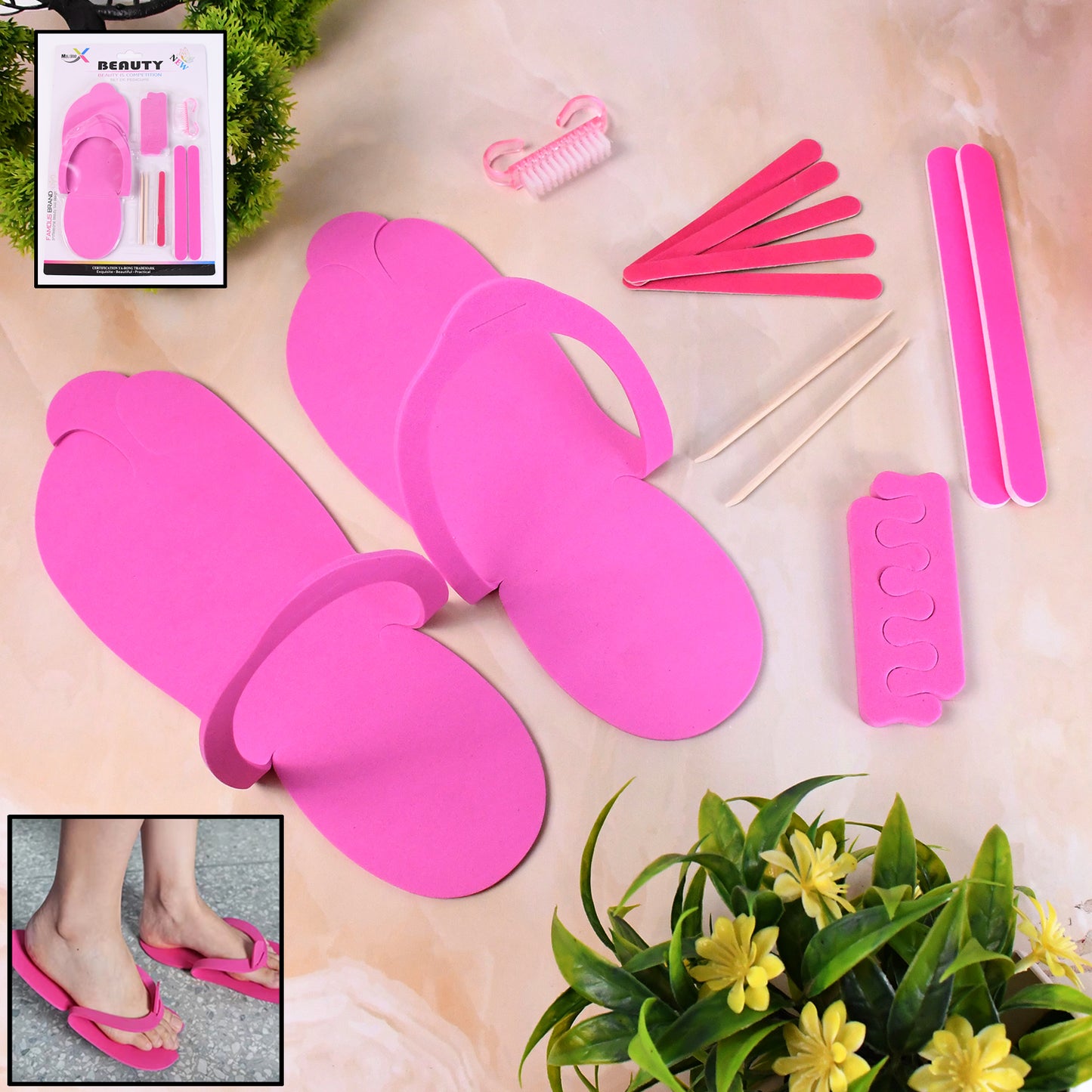 Salon Pedicure Kit Professional Pedicure Tools Set (13 Pcs Set) - Happy Price - Image 2