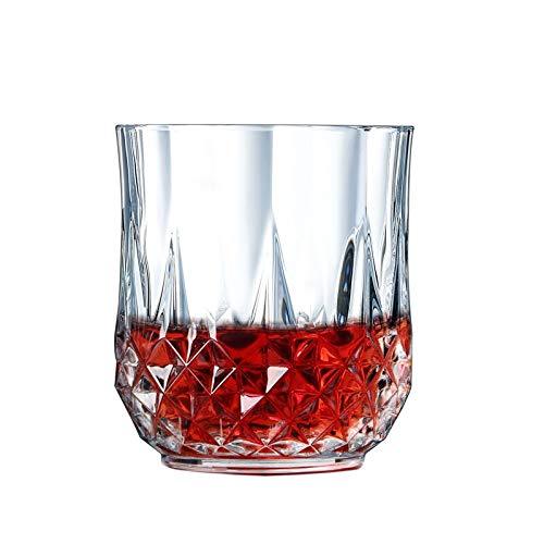Heavy Unbreakable Stylish Look Fully Transparent Glasses Set 250ml (6pcs) - Happy Price - Image 5