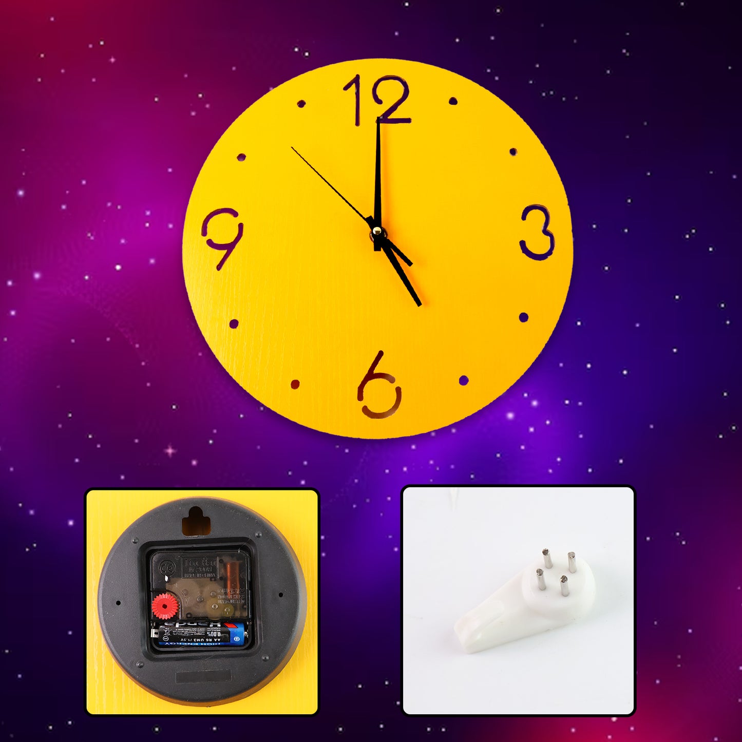 Modern Minimalist Wall Clock For Home  Office Dcor (1 Pc) - Happy Price - Image 2