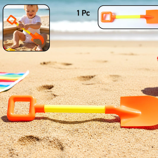 Kids Beach Sand Shovel Toy (1 Pc) - Lightweight Plastic Digging Spade for Outdoor Fun - Happy Price - Image 1
