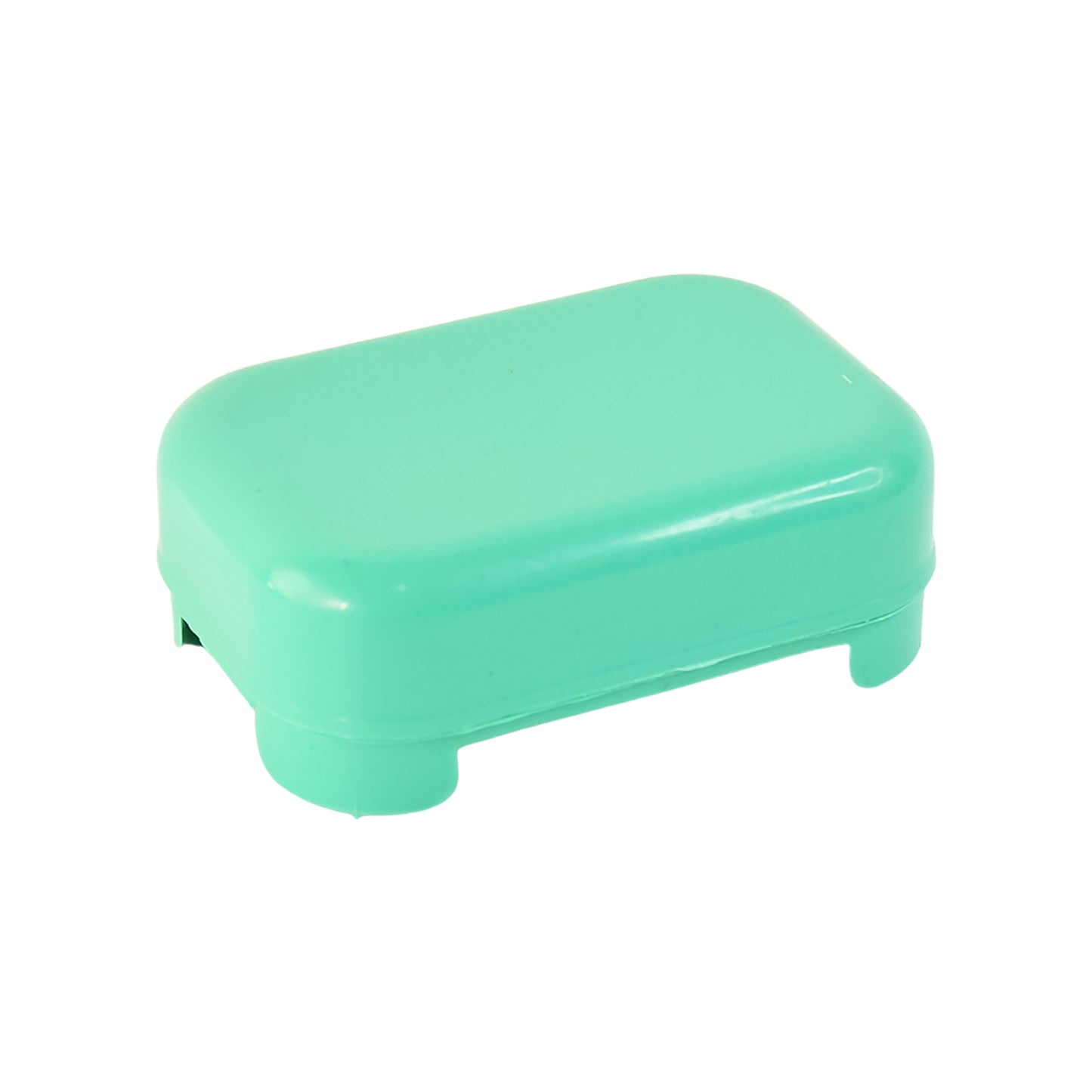 Premium Quality Rectangular Aqua Green Plastic Soap Case (1 Pc) - Happy Price - Image 5