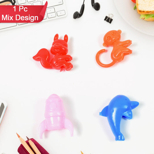 Mix Character Monkey Fish Cat Pencil Top Promotional Toys (1 Pc  Mix Colour  Design) - Happy Price - Image 1