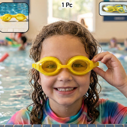 Kids Colorful Swimming Goggles With Anti-leak Seal And Adjustable Strap  1 Pc