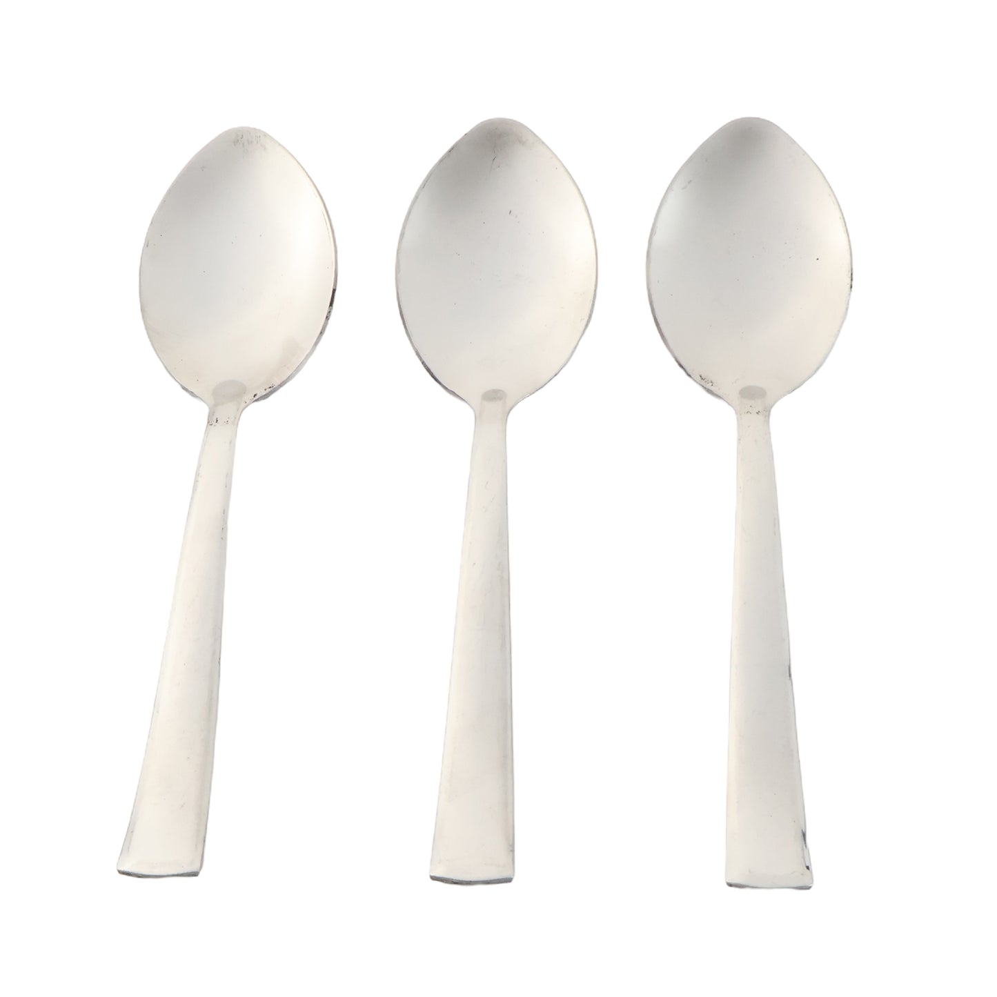 Set of 3 Dining Spoons - Oval Bowl, Comfort Handle, Rust-Resistant - Happy Price - Image 2