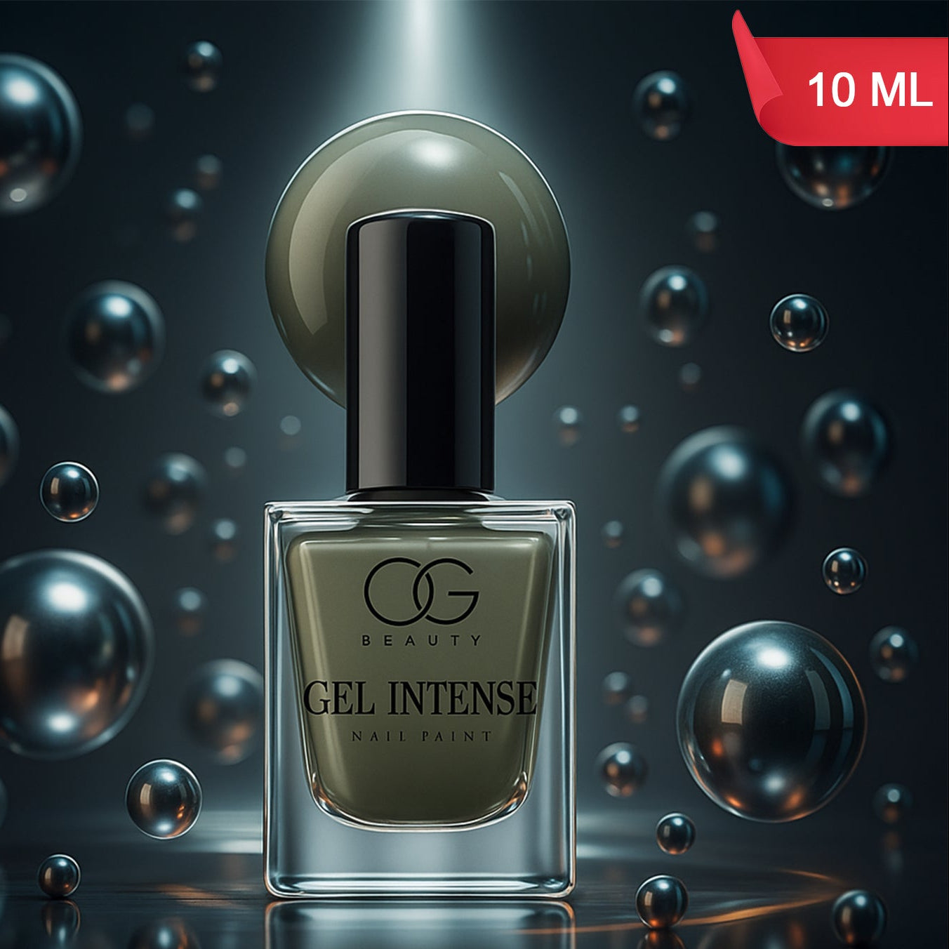 OG Beauty Pearl Grey Gel Intense Nail Polish - 10 ML - Happy Price - Image 1