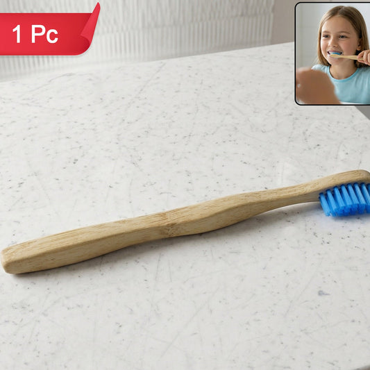 Sustainable Wooden Handle Toothbrush With Soft Bristles (1 Pc)