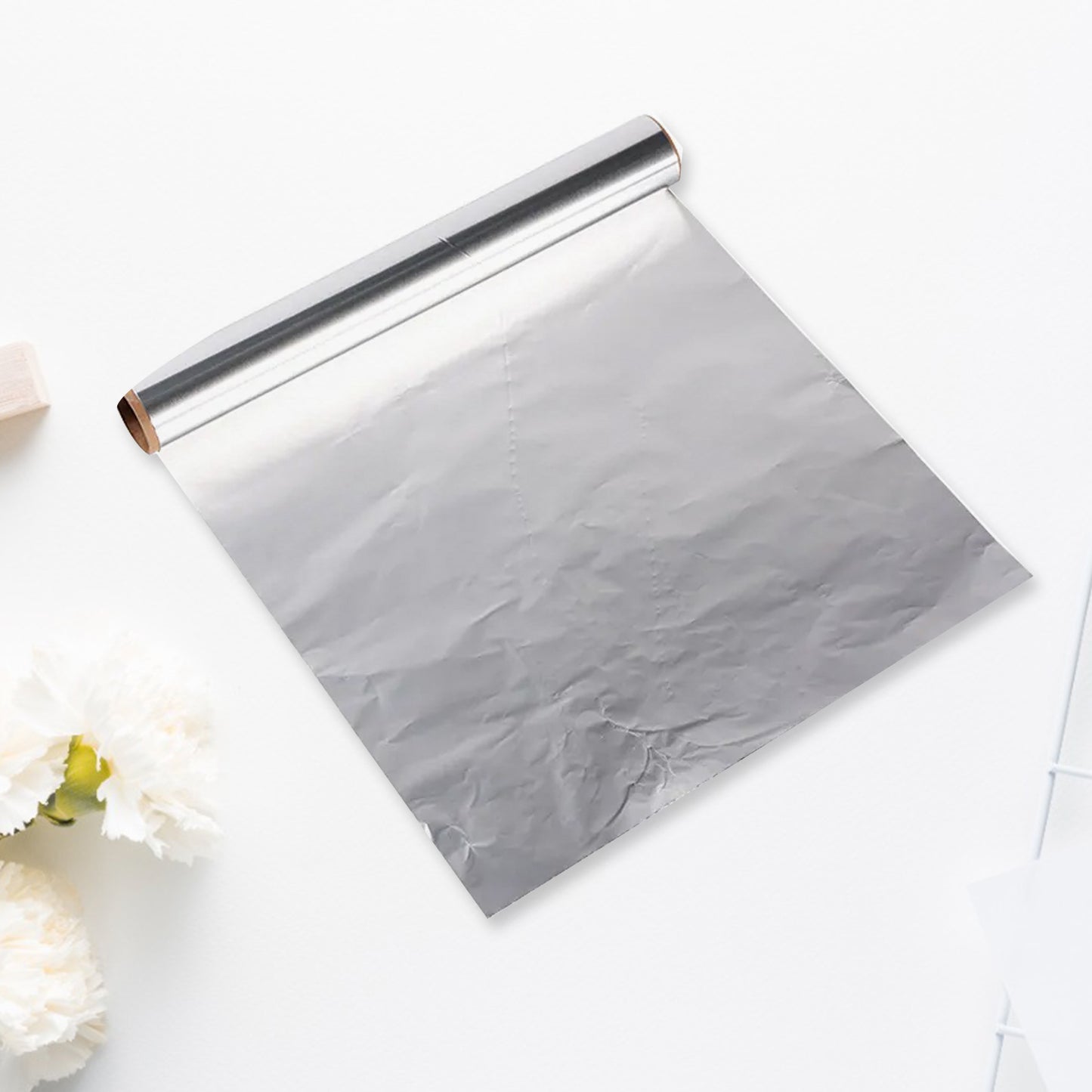 Premium Quality Aluminum Foil Roll Heavy Duty Non Stick Thick Aluminum Foil Sheet Baking Grilling Tool Width 295mm (1pc) - Happy Price - Image 6