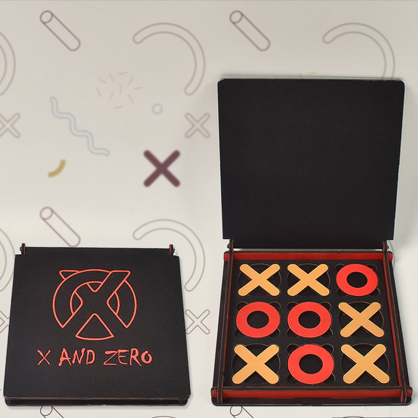 X  Zero Wooden Board Game (1 Set) - Happy Price - Image 1