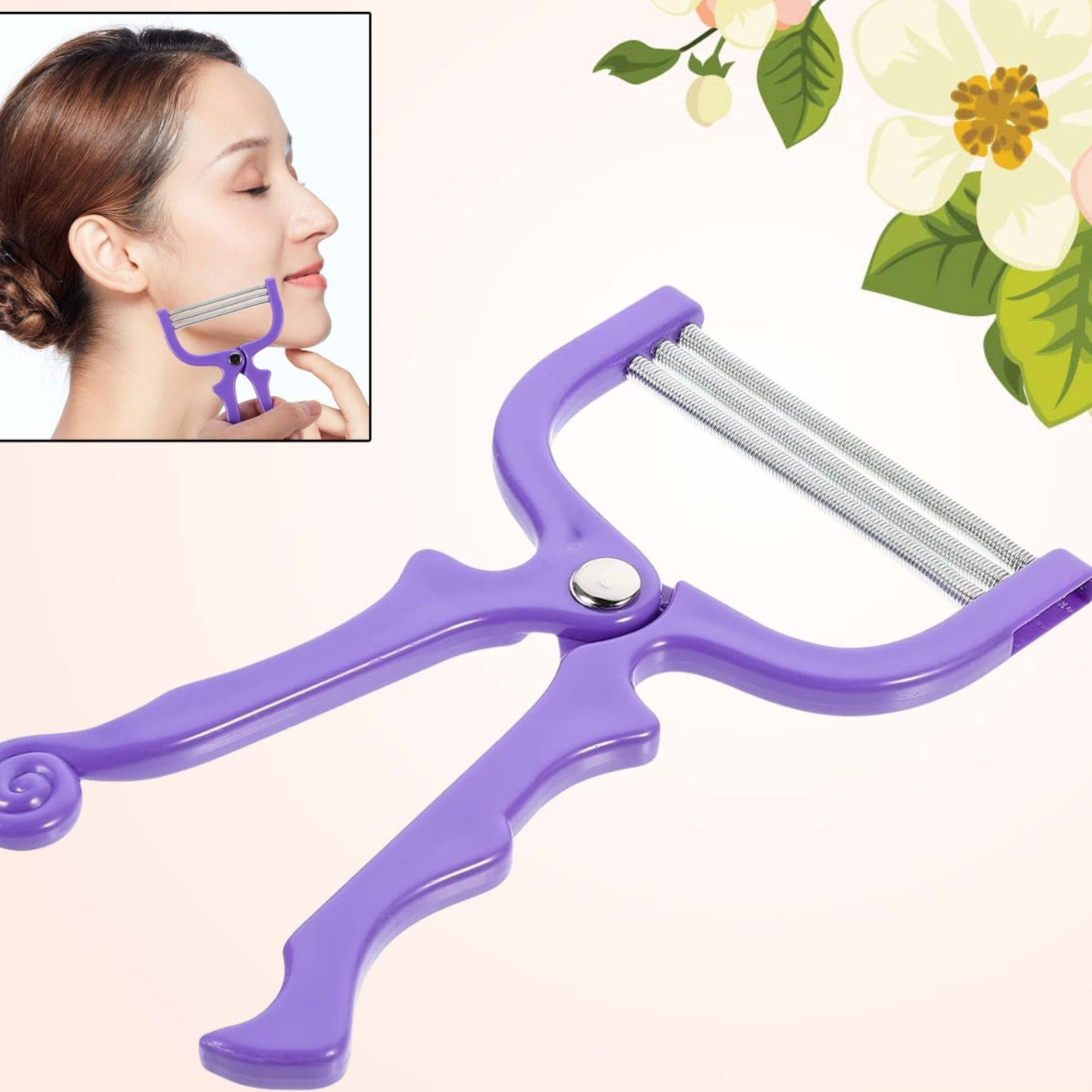 Facial Hair Remover Depilator Threading Hair Removal Face (1 Pc) - Happy Price - Image 1