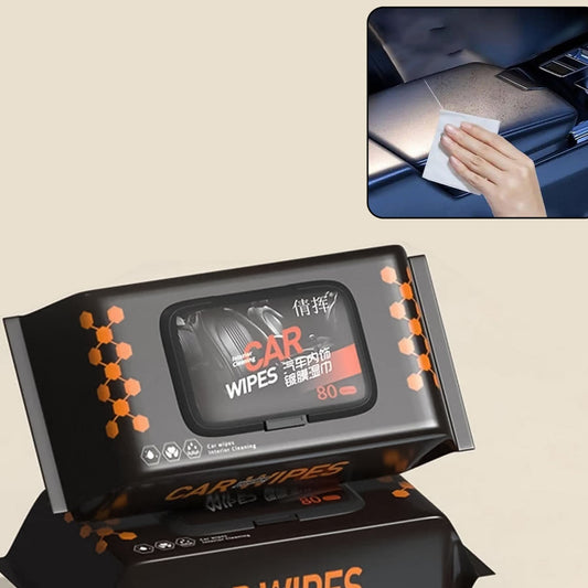 Car Dashboard Scratch Remover Tissue (80 Pcs Set) - Happy Price - Image 1