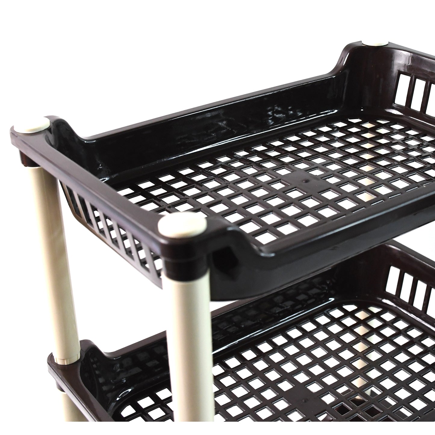 Apex Small Multiuse Plastic Storage Rack Organizer 3-tier - Happy Price - Image 5