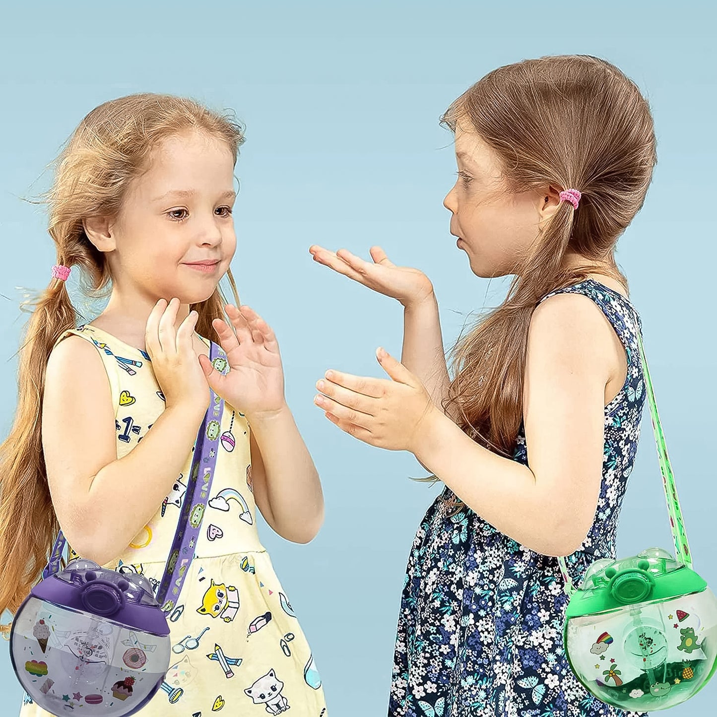 Donut Water Bottle Sipper Bottle (1 Pc  400 Ml Approx) - Happy Price - Image 3