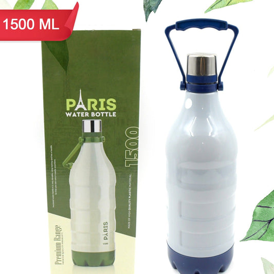 Plastic Sports Insulated Water Bottle With Handle Easy To Carry High Quality Water Bottle Bpa-free  Leak-proof For Kids School For Fridge Office Sports School Gym Yoga (1 Pc 1500ml 2200ml) - Happy Price - Image 1