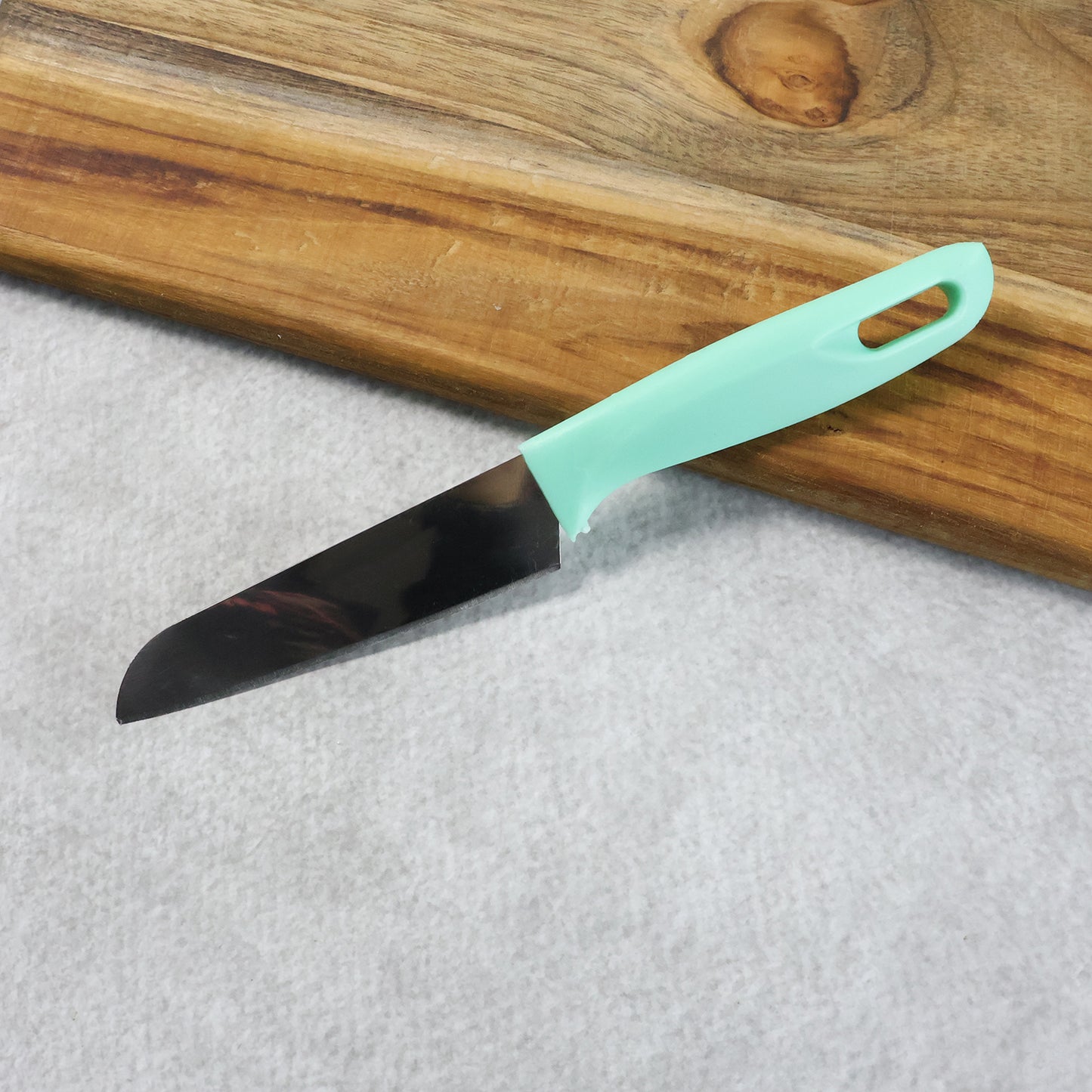 Sharp Stainless Steel Kitchen Knife with Soft Grip Handle & Cover (1 Pc) - Happy Price - Image 7