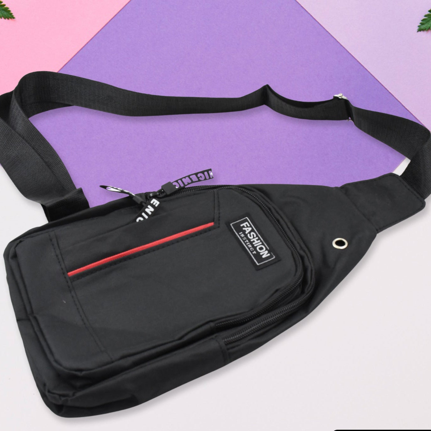 Waterproof Anti Theft Cross-body Fanny Pack Waist Bag Shoulder Bags Chest Men Casual Fashion Usb Charging Earphone Hook Sling Travel Bag (1 Pc) - Happy Price - Image 1