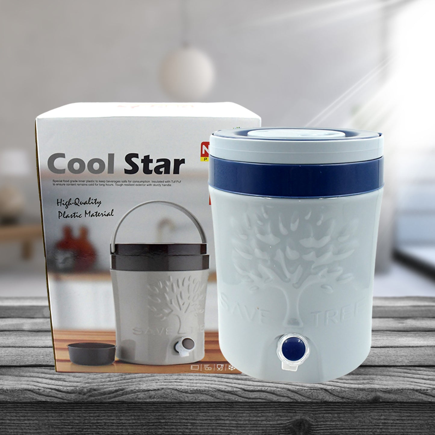 Insulated Plastic Water Rover Jug With A Sturdy Handle Water Jug Camper With Tap Plastic Insulated Water Water Storage Cool Water Storage For Home  Travelling (2500ml 7500ml 12000ml) - Happy Price - Image 2