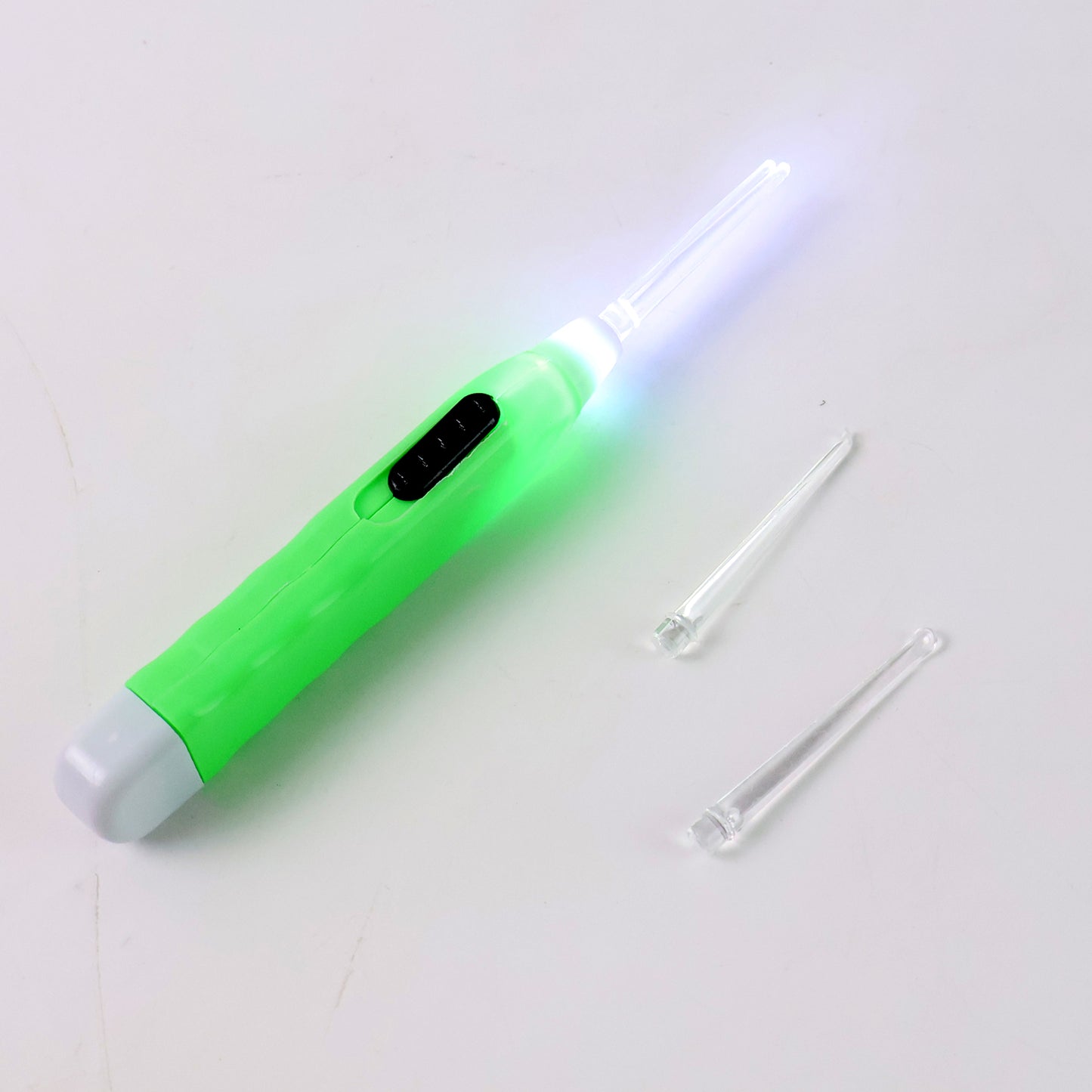 Green Led Flashlight Earpick With Tweezer (1 Pc) - Happy Price - Image 2