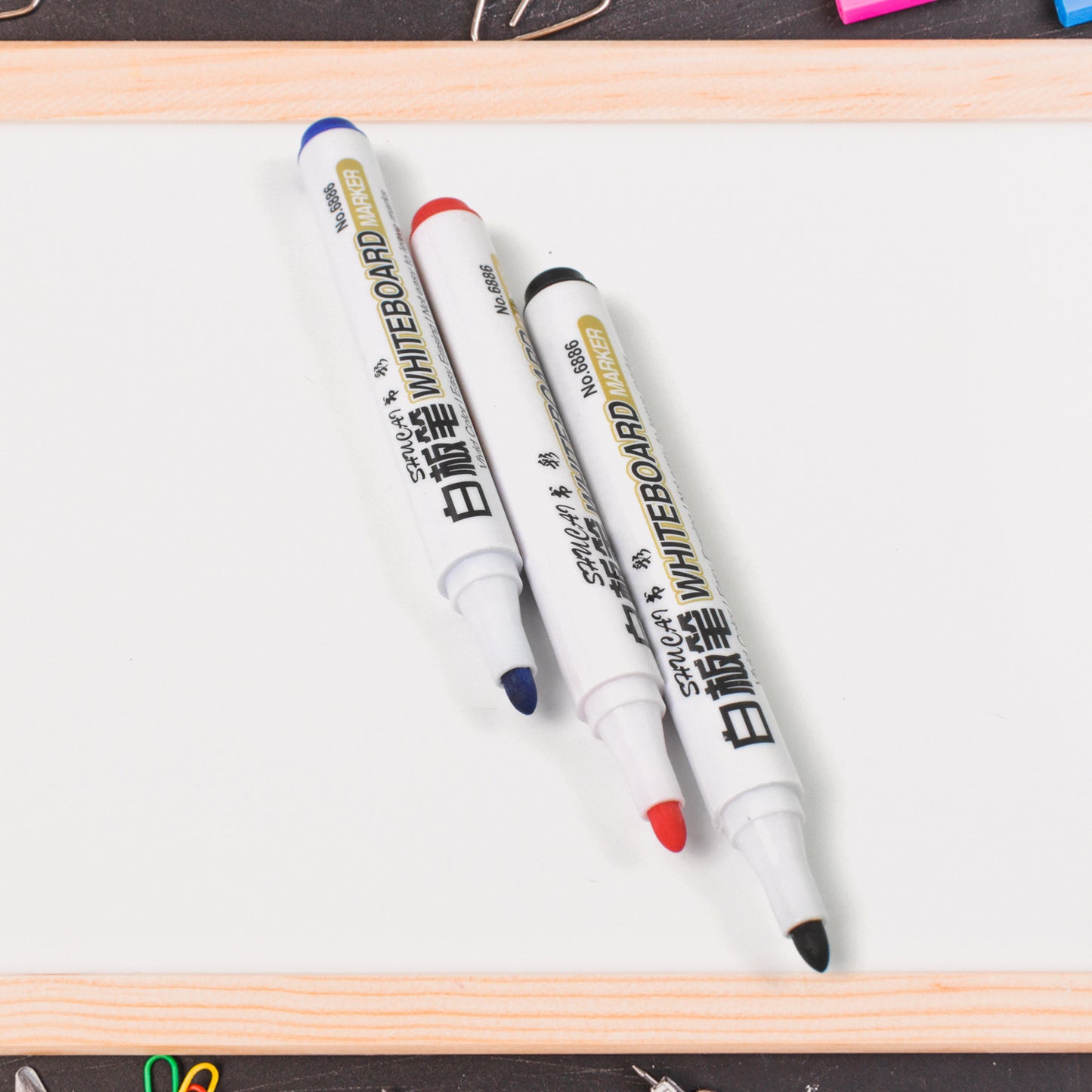 Mix Color Marker Pen Used In All Kinds Of School College (3 Pcs Set) - Happy Price - Image 5