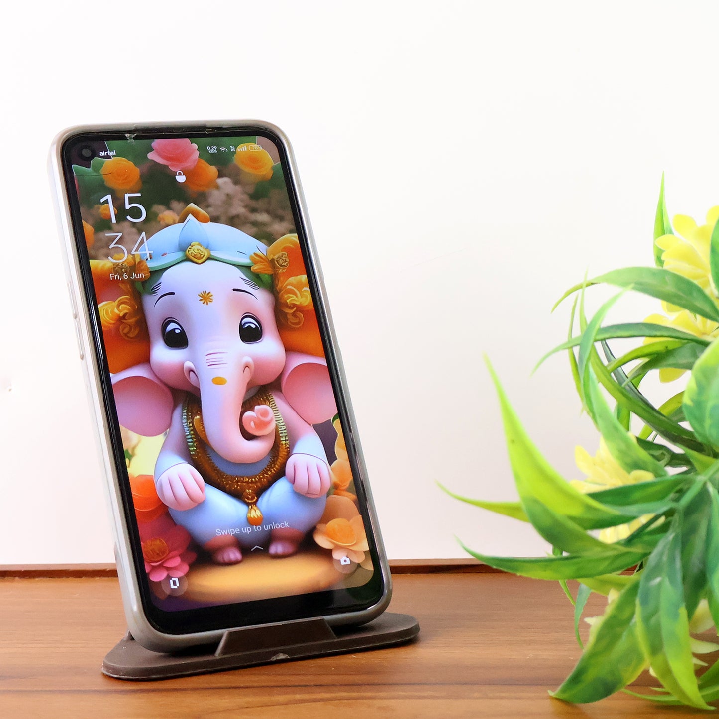 Pyramid Brown Mobile Stand with 3 Viewing Angles - Happy Price - Image 6