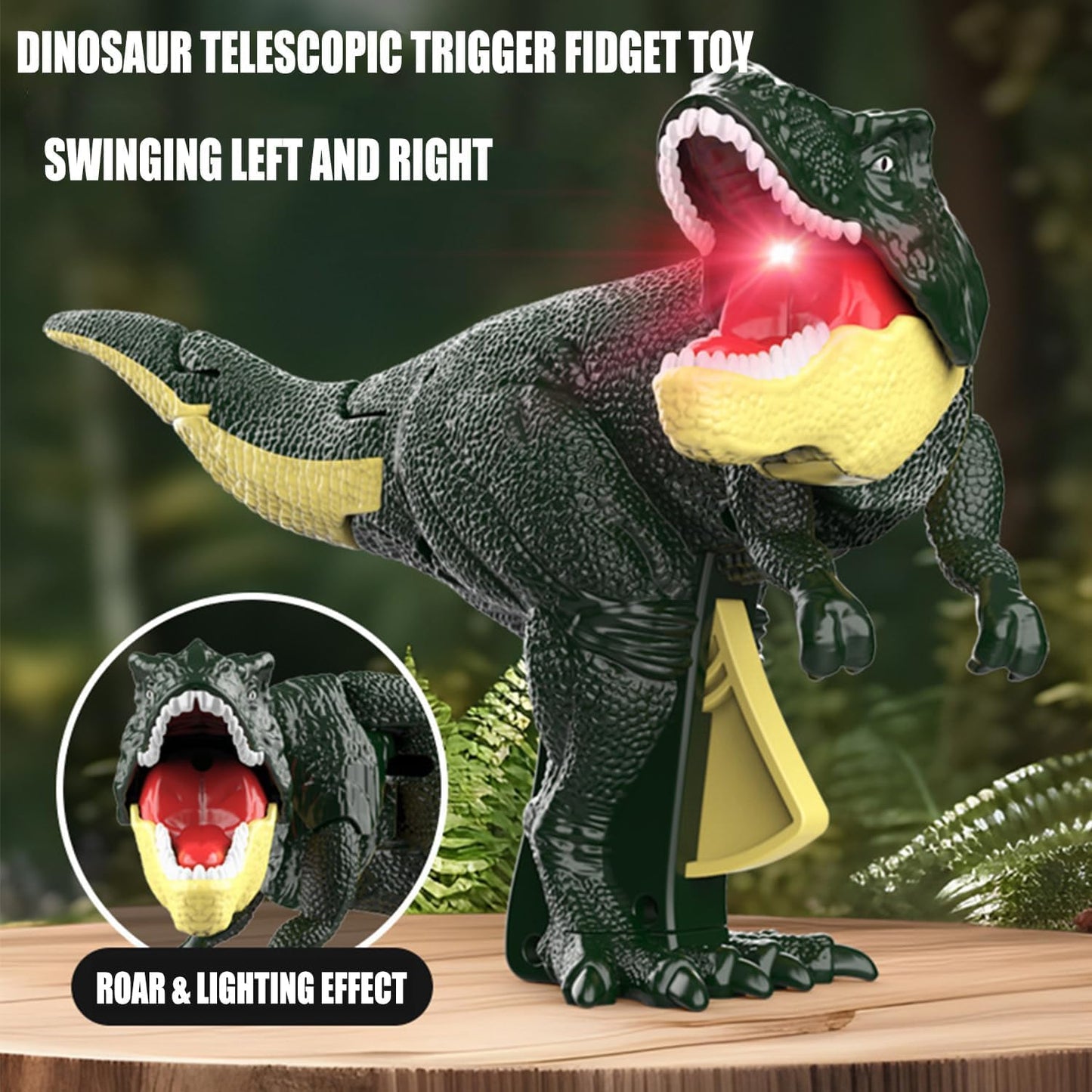 Roaring Dinosaur Toy with Lights, Sounds, and Movement - 1 Pc - Happy Price - Image 6