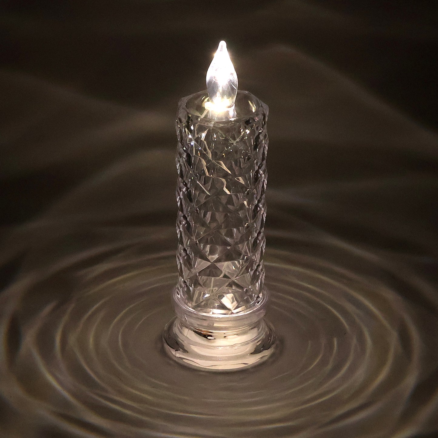 Decorative Crystal Effect LED Candle Light - Flameless & Safe Ambiance (1 Pc) - Happy Price - Image 5