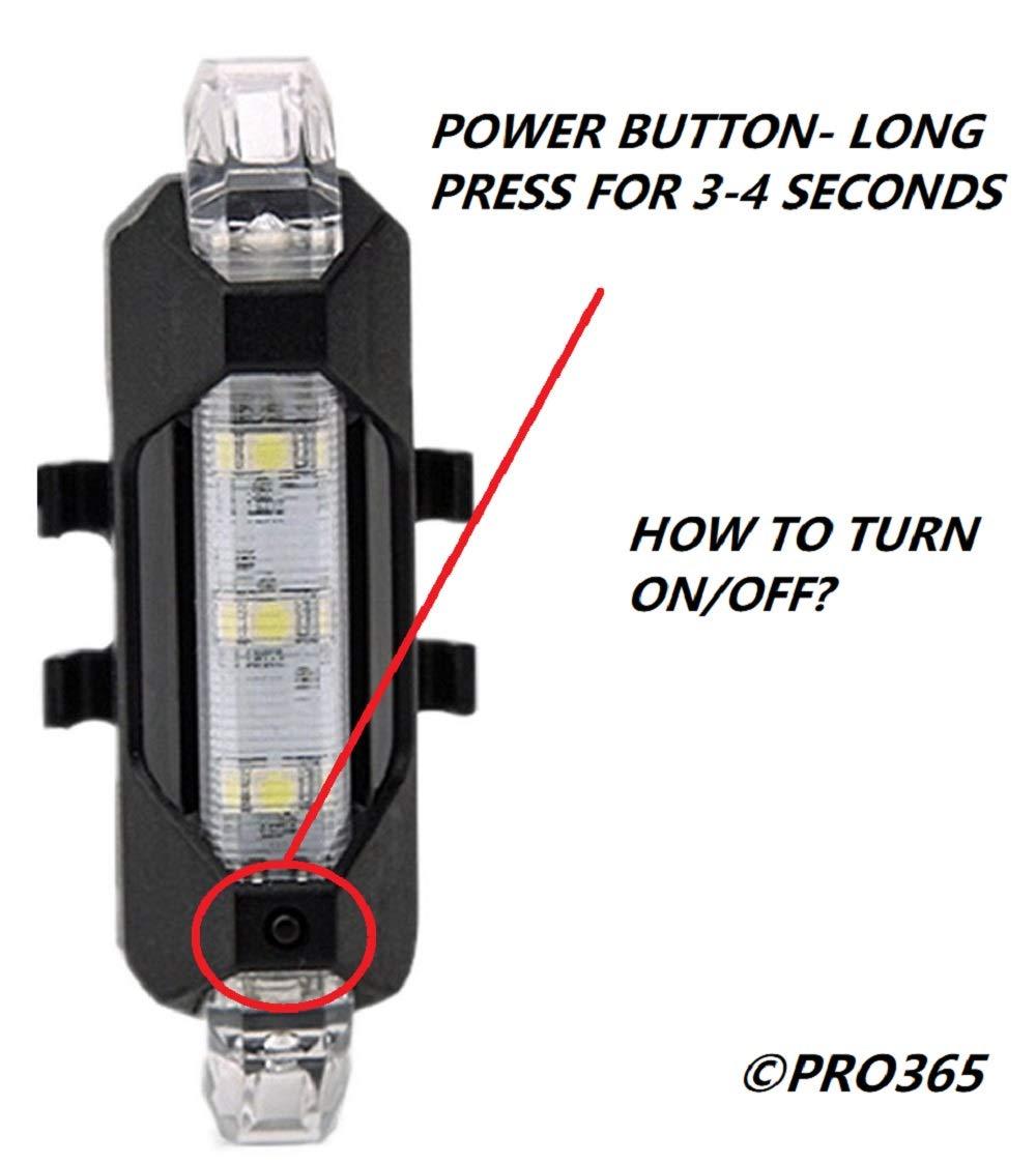 Rechargeable Waterproof LED Bike Front Light - White - Happy Price - Image 6