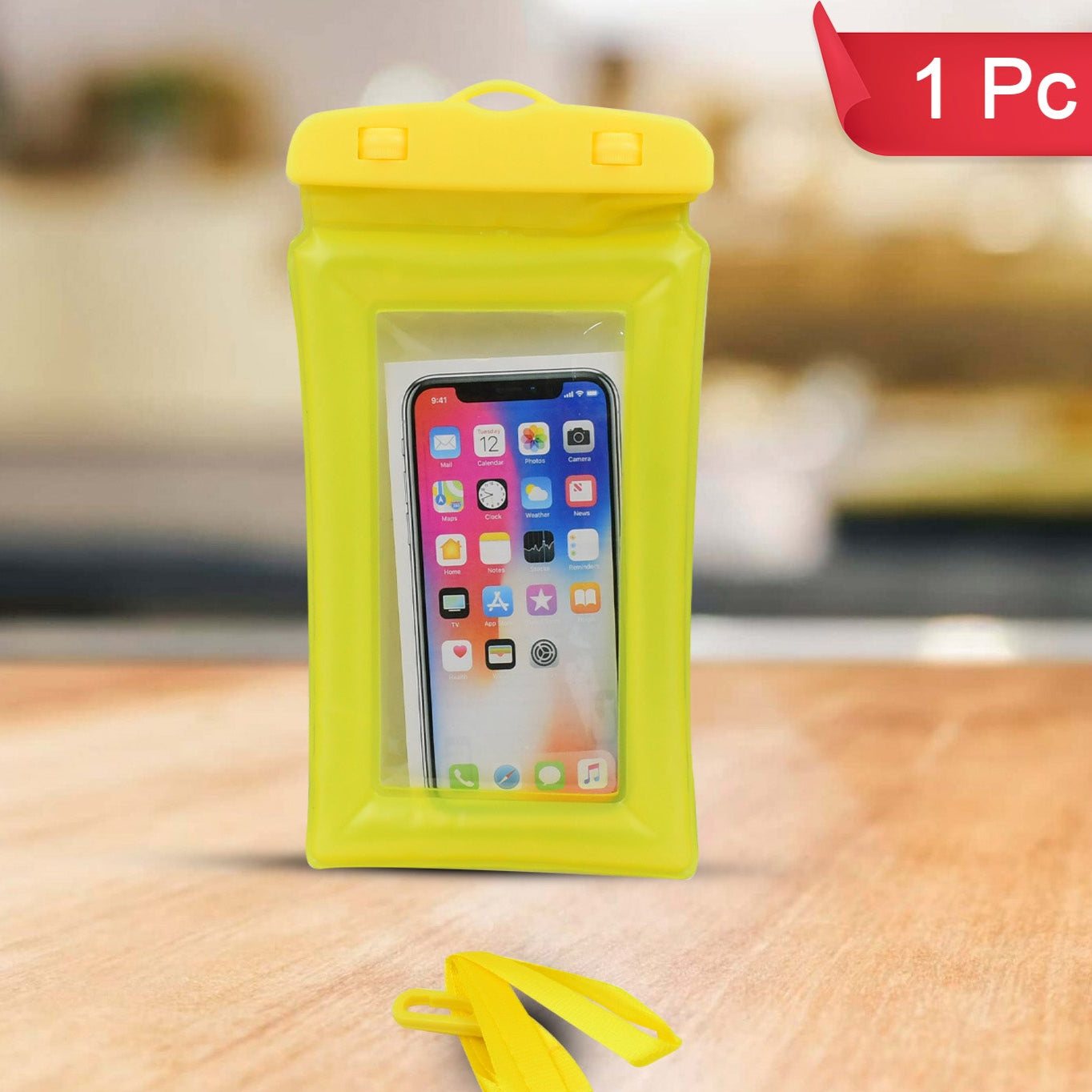 Waterproof Pouch Zip Lock Mobile Cover Under Water Mobile Case For All Type Mobile Phones - Happy Price - Image 1