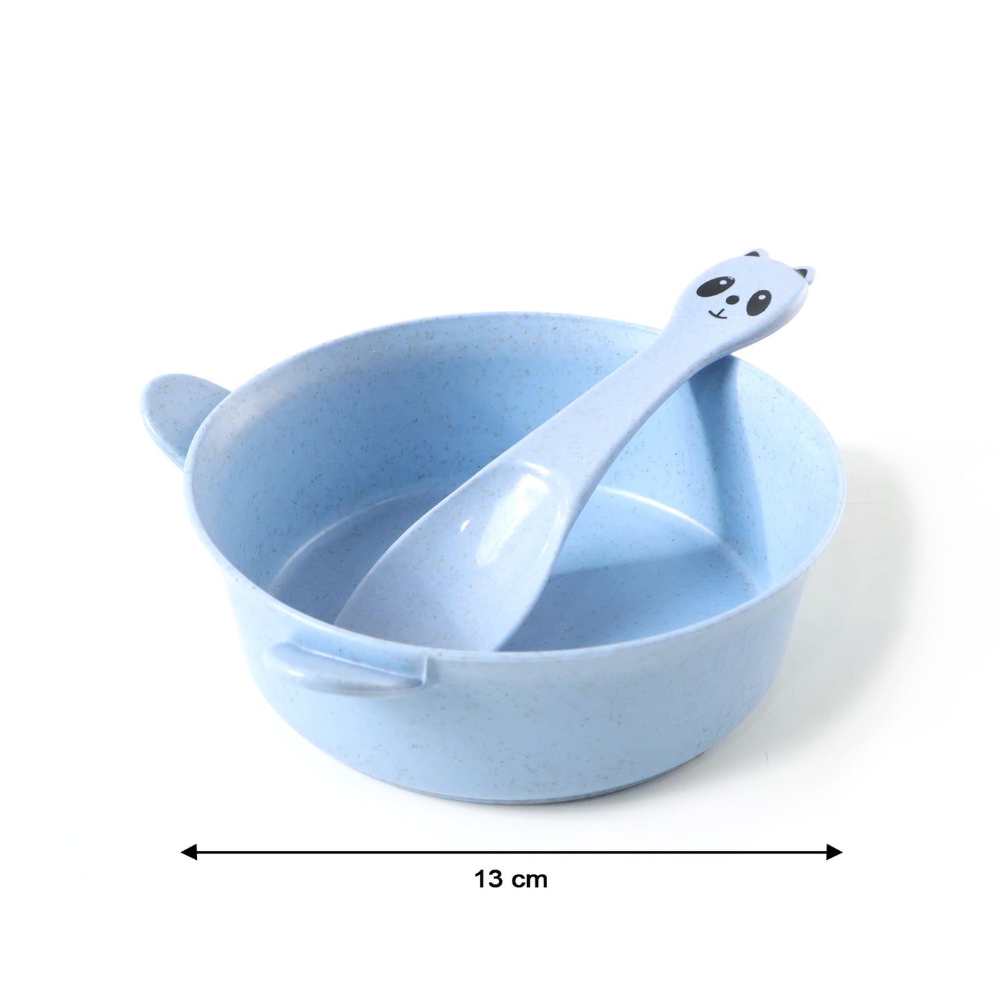 Wheat Straw Kids Bowl with Spoon Set (240ml, 1 Set) - Happy Price - Image 5