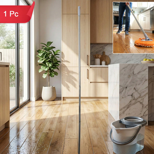 Multipurpose Spin Mop Set with Bucket and Microfiber Head - 1 Pc - Happy Price - Image 1