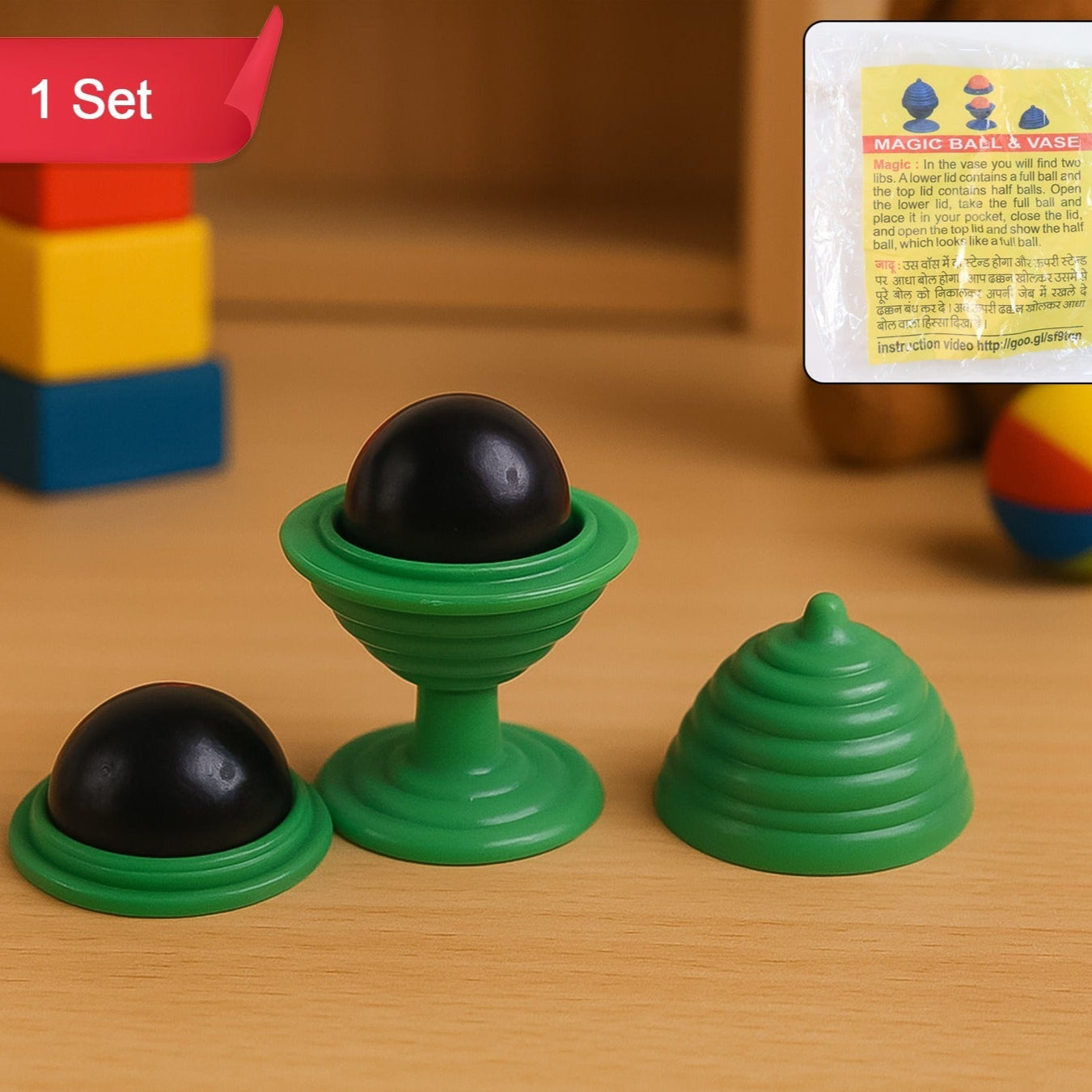 Aditi Classic Magic Ball And Vase Trick Toy (1 Set) - Happy Price - Image 1