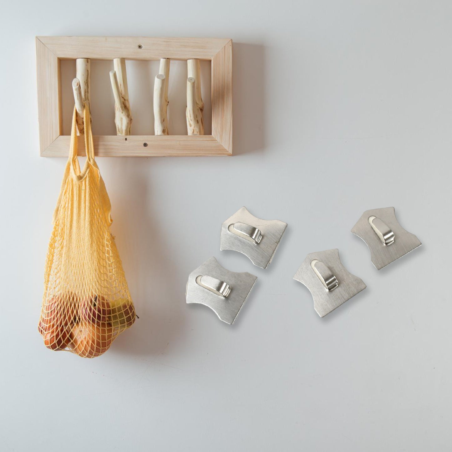 Self- Adhesive Hooks Heavy Duty Wall Hooks Hangers Stainless Steel Waterproof Sticky Hooks For Hanging Robe Coat Towel Kitchen Bathroom And. - Happy Price - Image 2