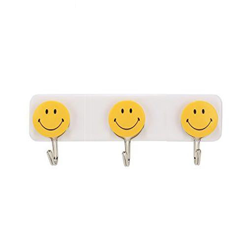 Self Adhesive Smiley Face Wall Hooks (Pack Of 3) - Happy Price - Image 5
