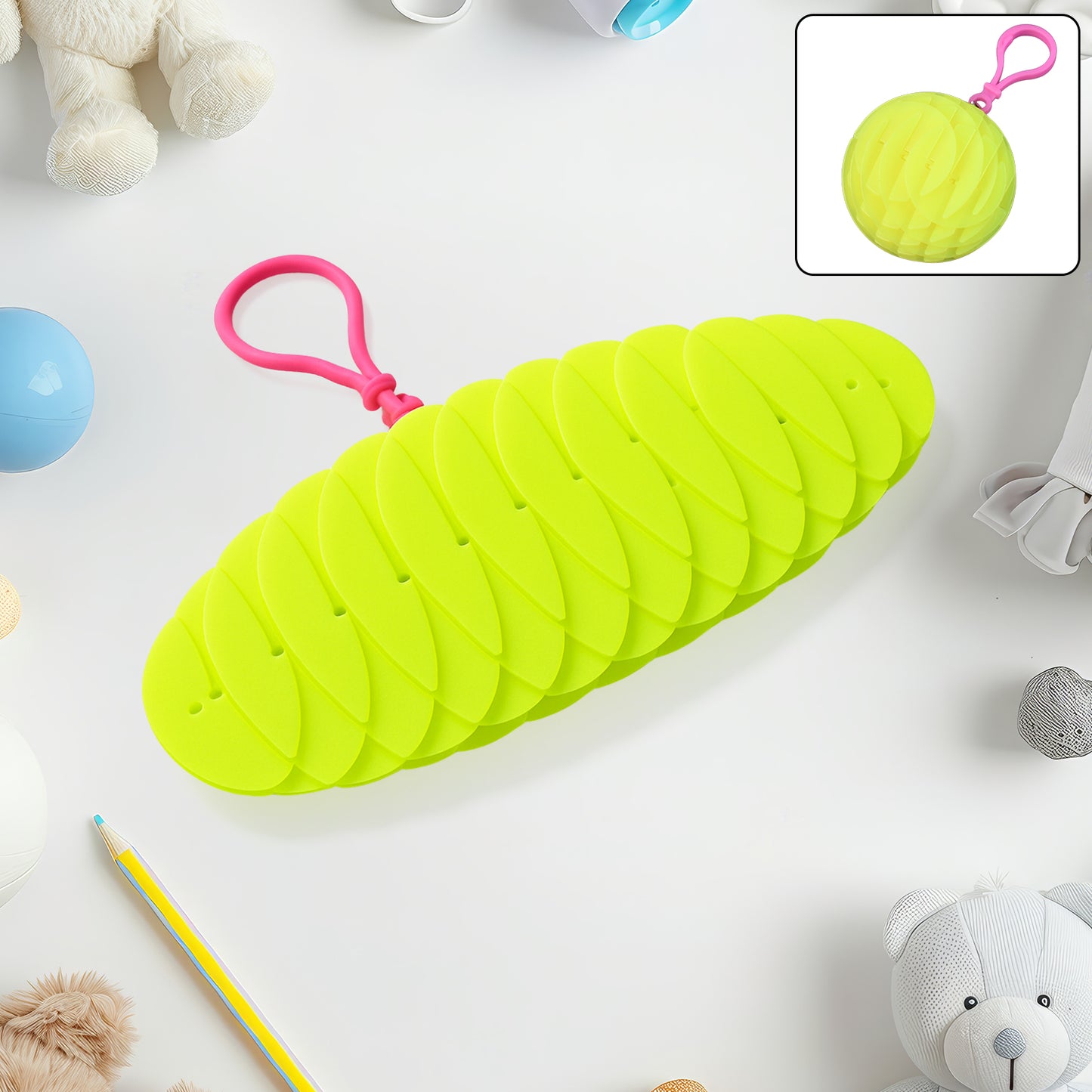 Flexible Plastic Worm Fidget Toy (1 Pc) - Happy Price - Image 6