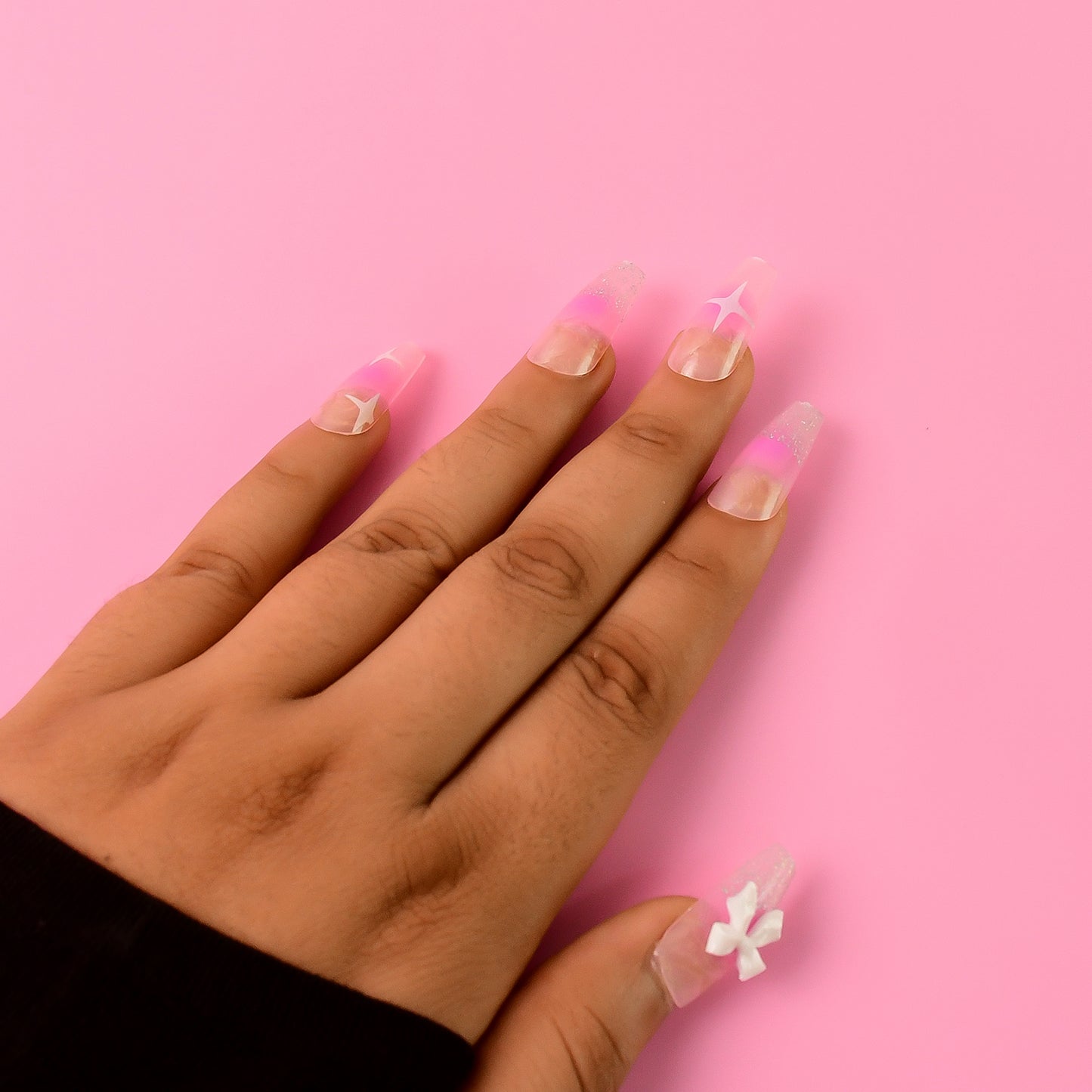 Reusable Press-on Artificial Nails With Adhesive Stickers (12 Pc) - Happy Price - Image 4