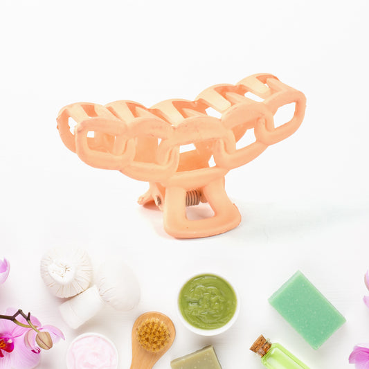 Plastic Hair Clamp Grip Simple Matte Hair Barrette Clamp (1 Pc) - Happy Price - Image 1